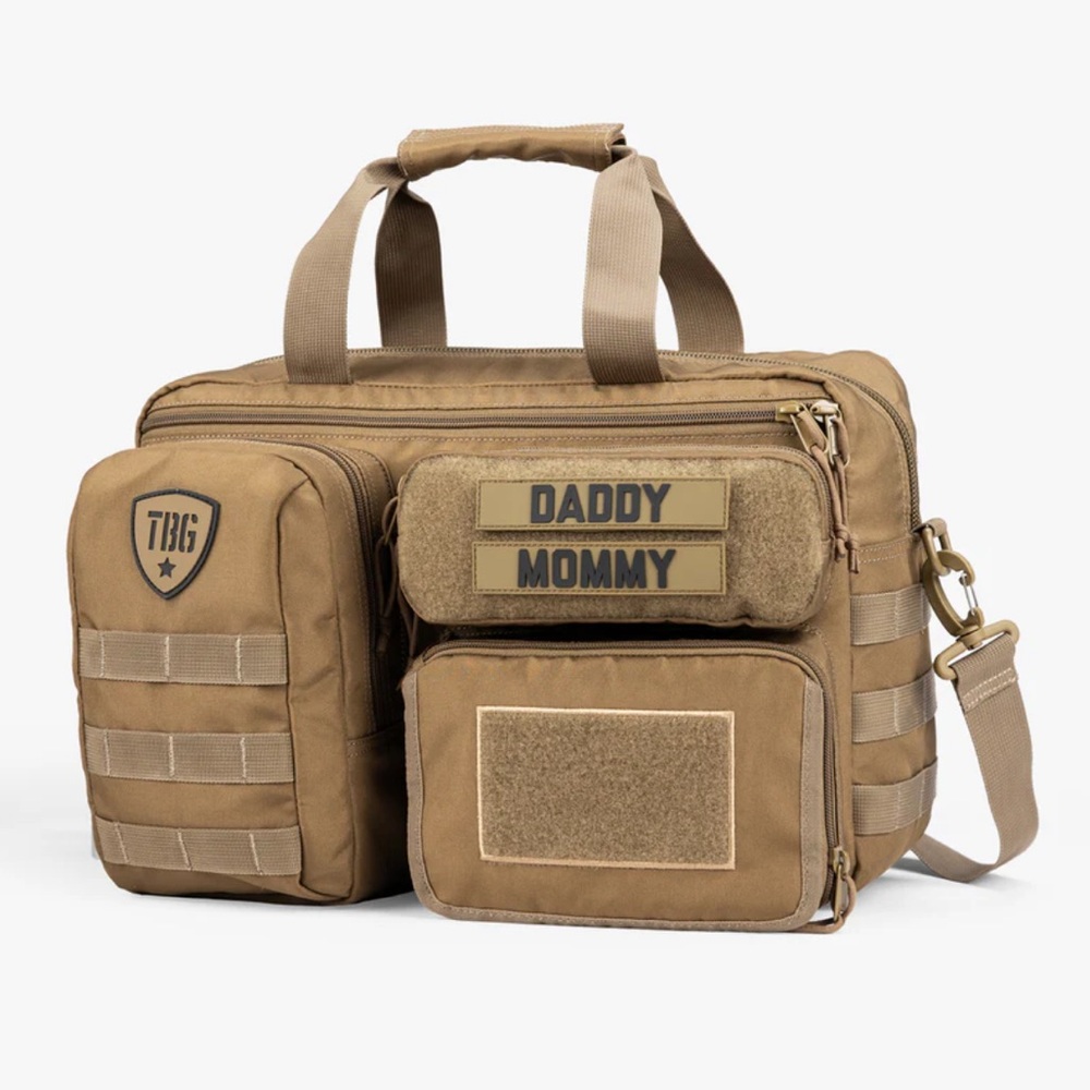 Tactical Baby Gear Diaper Bag in Coyote Brown